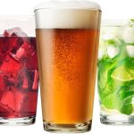 Set of 12 - Drinking Glasses 16 oz Highball Glasses Water Glasses Glass Cups Cup Sets Pint Glasses Beer Glasses Tumblers Bar Glasses Design for Home and Kitchen